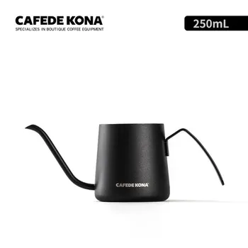 

hanging ear coffee hand punching fine mouth pot stainless steel drip pot hanging ear filter bag long mouth pot