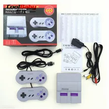 20 шт. AV-USB Интерфейс Двойной геймпад управления Ретро семейный Классический Портативный игровой плеер встроенный 660 игр Мини ТВ игровая консоль
