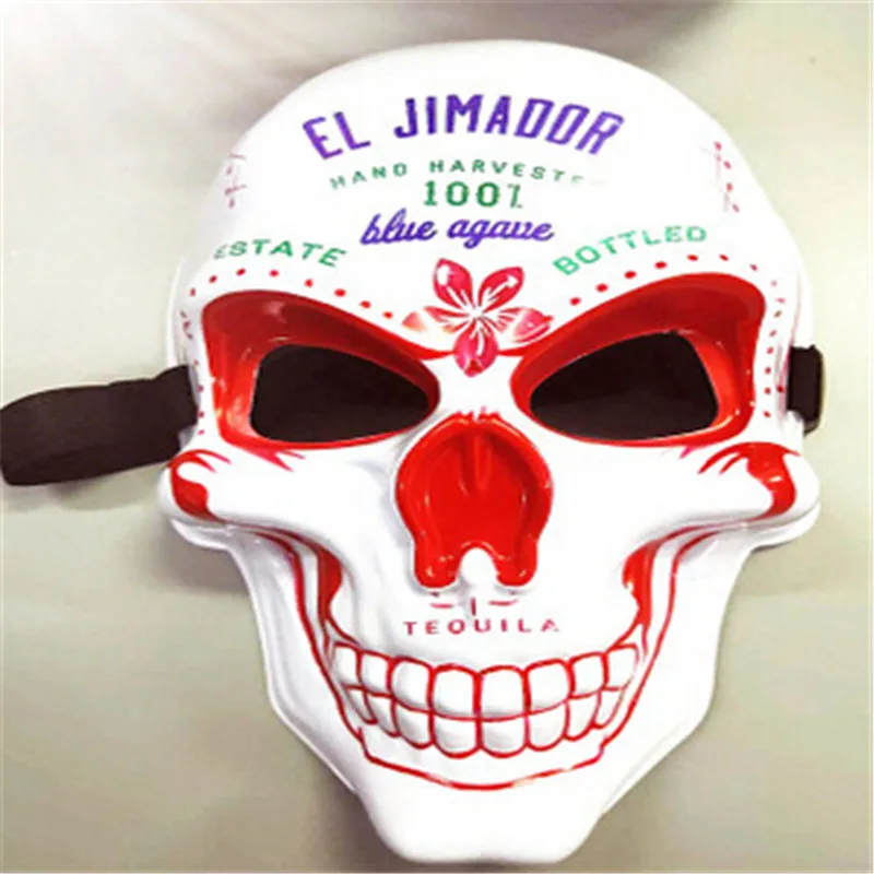 Жуткая маска на Хеллоуин маска-Череп Скелет Полный уход за кожей лица маска для косплей маскарад Вечерние Feative - Цвет: 6