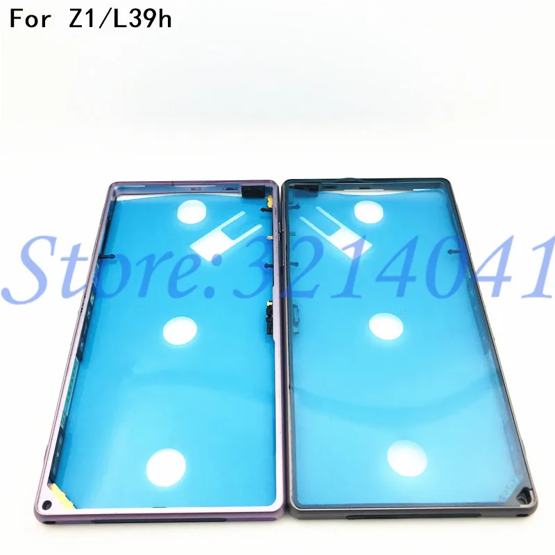 

Original For Sony Xperia Z1 L39h C6903 Middle Frame Housing Bezel Middle Metal Side Plate Replacement Part