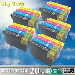 20X совместимые картриджи для T1711-T1714, для Epson XP-33 XP-103 XP-203 XP-207 XP-303 XP-306 XP-403 XP-406 XP-313 XP-413