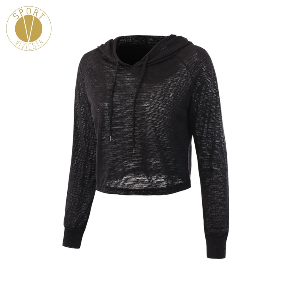 sheer hoodie women's