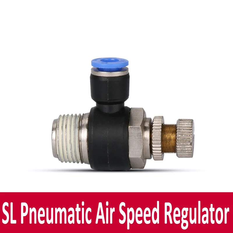 Air Pneumatik Speed Control 8 mm bis 8 mm Push In Quick Fitting 