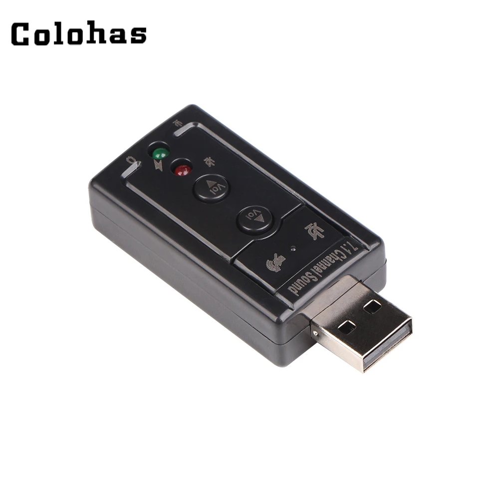 Colohas externa tarjeta de sonido USB 2,0 Canal Virtual 7,1 Adaptador de Xear 3D Convertidor para Windows XP 7 8 10 Linux Vista, Mac OS 2.0 virtual 7.1card audio - AliExpress