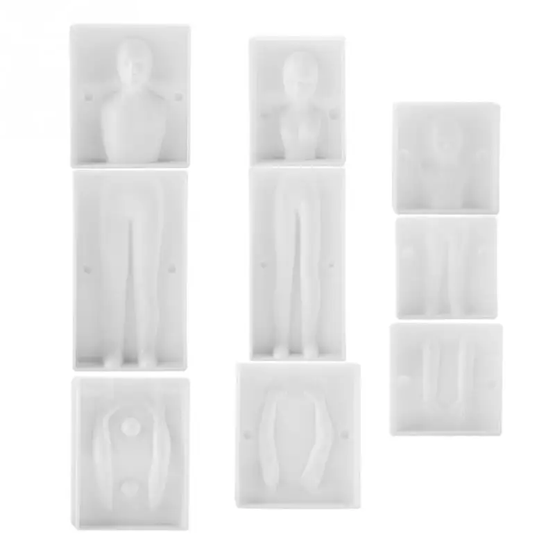 

Cake Decoration Tool Fondant 3D People Shaped Cake Figure Mold Family Set Human Body Decorating Mould