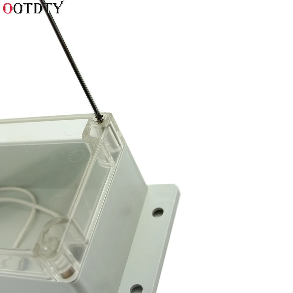 OOTDTY Модный водонепроницаемый 158x90x65 мм прозрачный пластиковый электронный ящик корпус Чехол