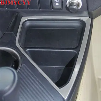 

BJMYCYY Car styling Stainless Storage box decoration cover trim For toyota rav4 accessories 2014 2015 toyota rav4 accessories
