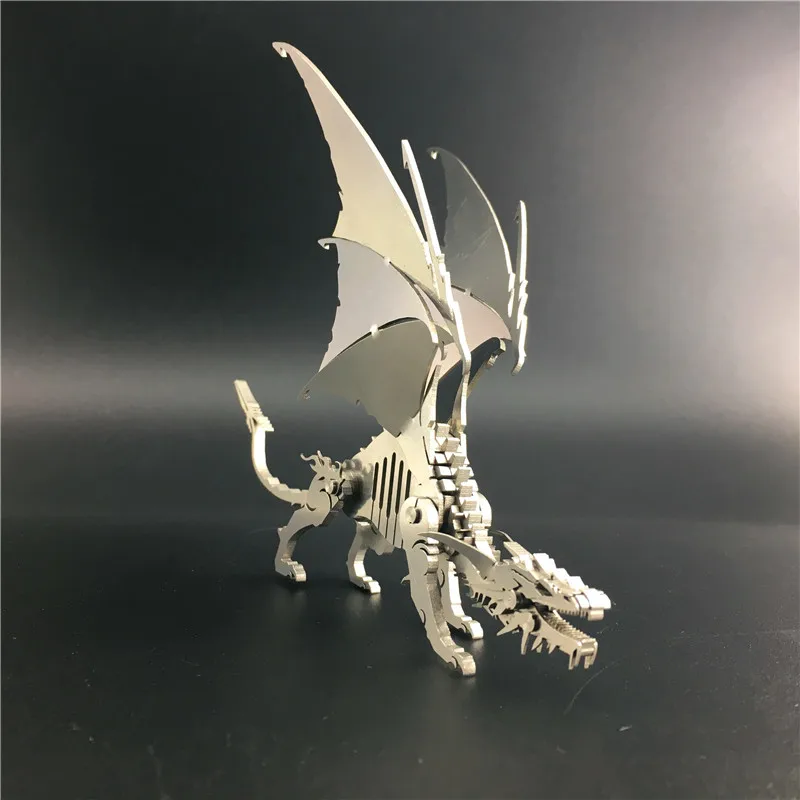 Креативная 3D модель съемный Мороз Wyrm динозавры готового продукта без сборки Игрушка коллекция домашнего интерьера украшения ремесла