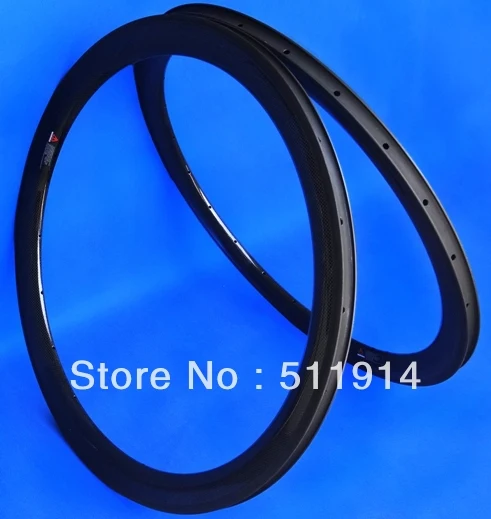 

Full Carbon Bicycle Road Bike 700C Clincher Rim (Rim 50mm) one set