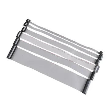 

1pc 300mm 6P 10P 14P 16P 20P 40P wire IDC Flat Ribbon DATA Cable 2.54mm Connector Wholesale