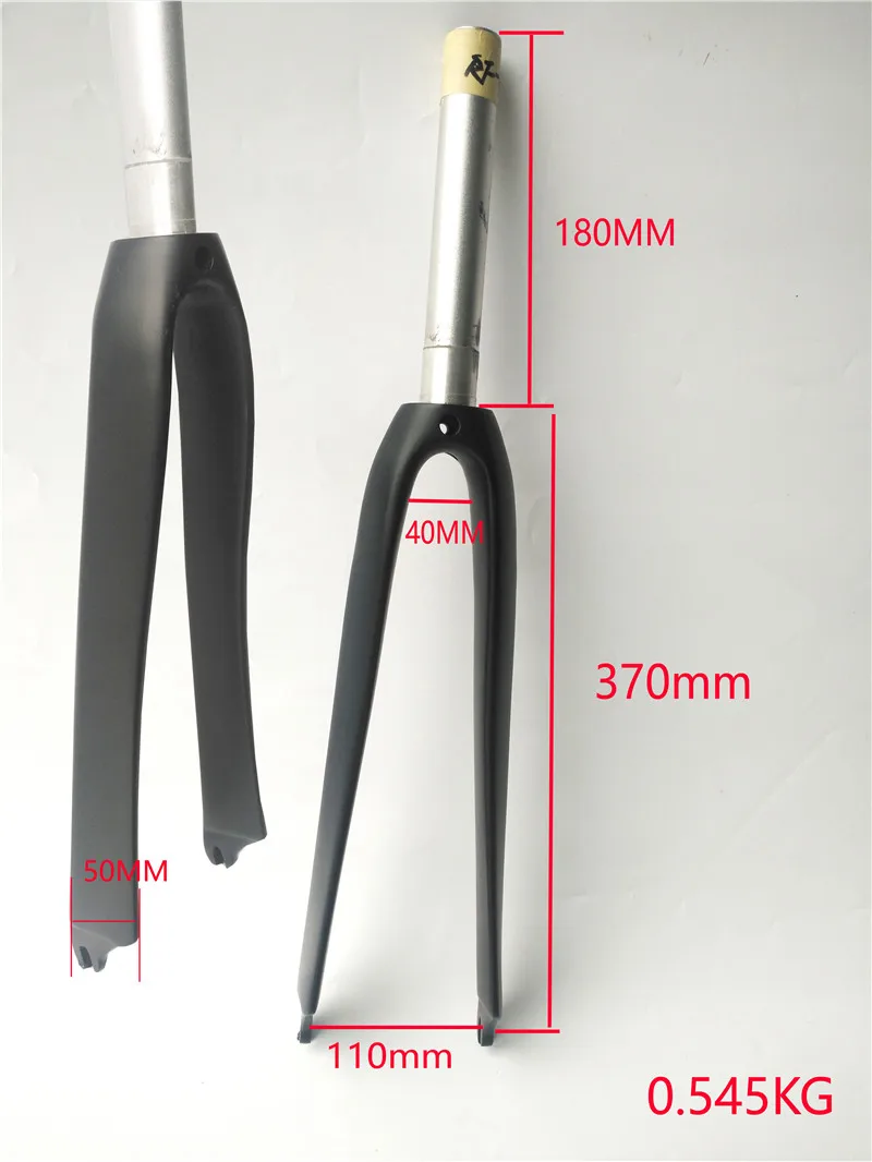 

EARREL New arrival 700C Road bicycle UD Carbon + aluminum forks Fixed Gear bike carbon forks Track bike carbon front forks