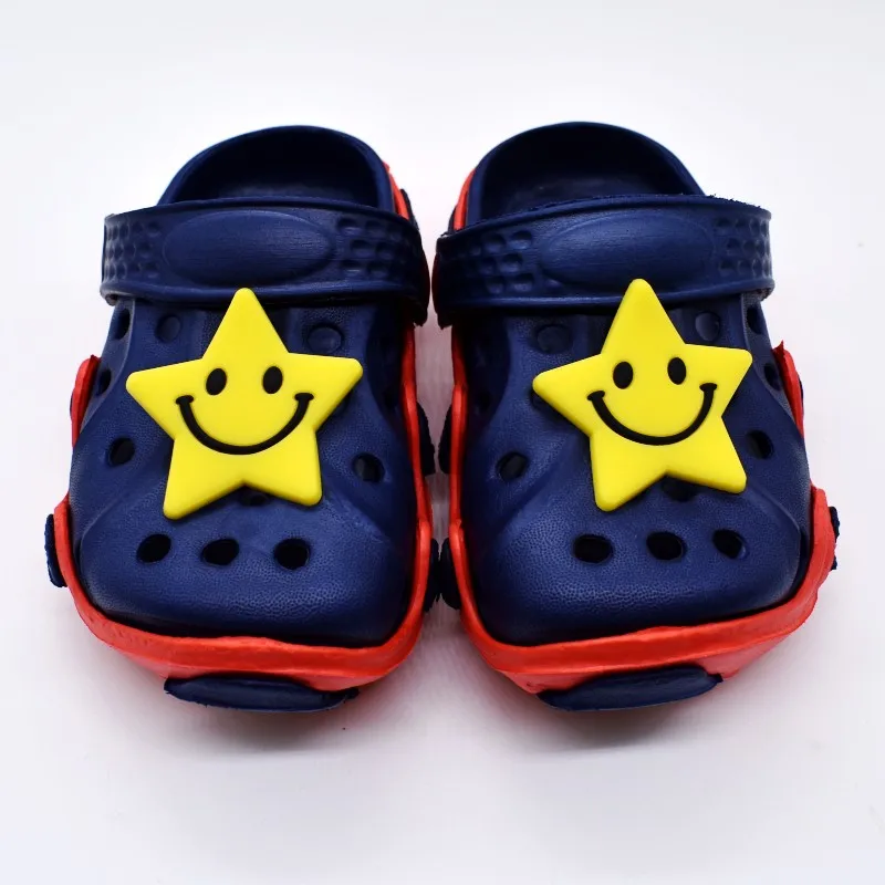 Baby Boys And Girls Summer Sandal Shoes Mules Clogs With Shiny Star