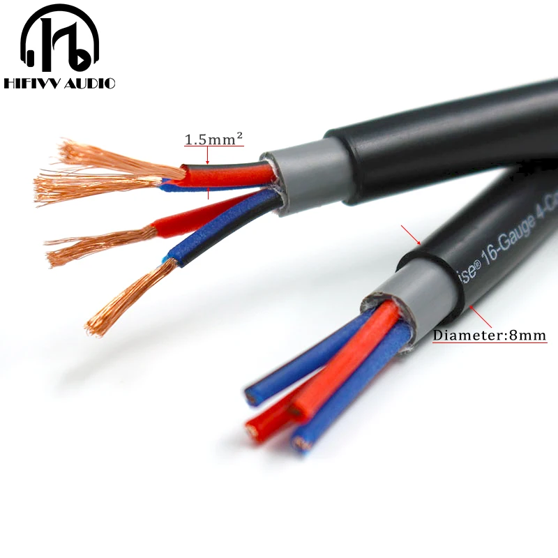 

Hifi Speaker cable American original S16-4 four-core horn cable Pre-surround and mid-surround audio cable amplifier wire