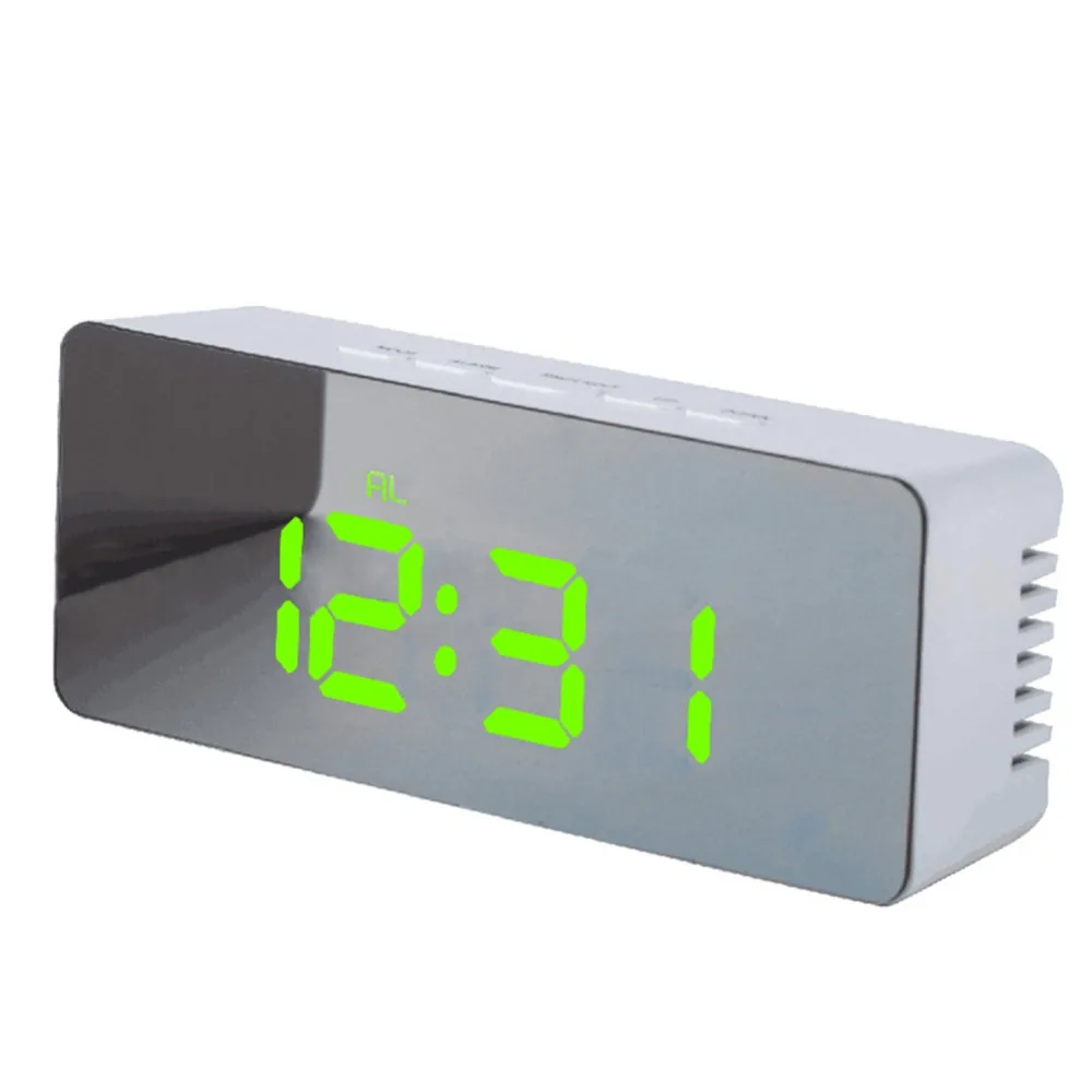 

Hot Sale Alarm Clock Digital Snoze Table Clock Wake Up Light Electronic Large Time Temperature Display Home Decor Clock#291037
