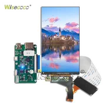 

5.5 Inch 2K IPS LCD Screen Display + New HDMI to MIPI Smaller Controller Board Save Space LS055R1SX04 for Wanhao D7