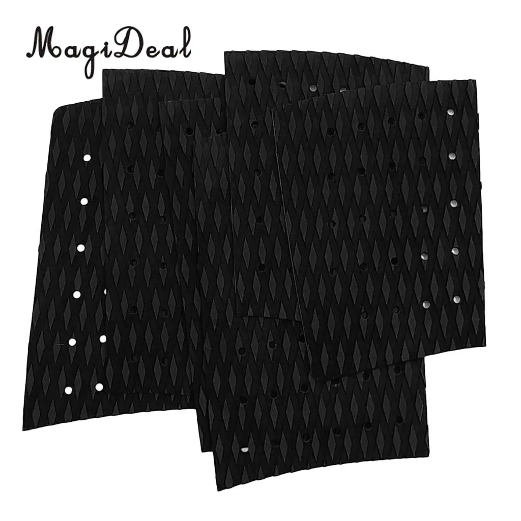 MagiDeal 6 Pieces Non Slip SUP Surfboard Boat Yacht Front Foot Traction Pad Deck Grip for Water Sports Surfing Paddleboard Acces