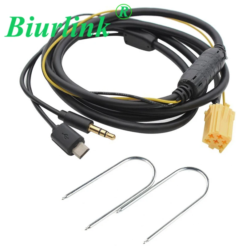 

AUX Audio Music In Cable with Charging Android Smart Phone + Car CD Removal Tools for Alfa Romeo Fiat Lancia 2007+