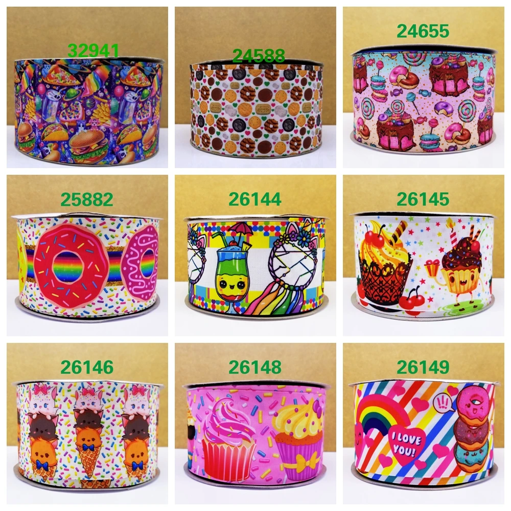 

Free shipping 2018 new arrival ribbons Hair Accessories ribbon 10 yards printed grosgrain ribbons 24655