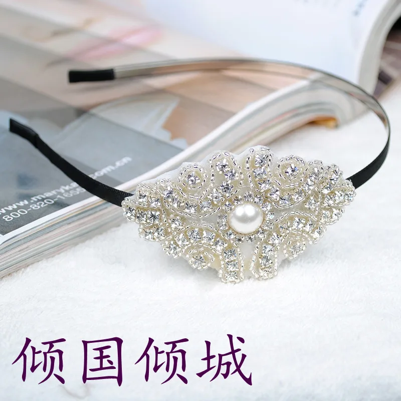 Hair accessory classic vintage rhinestone hair bands headband hair pin