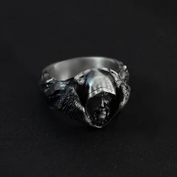 Bague viking argent odin