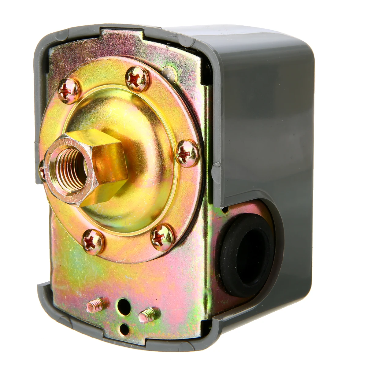 

Well Water Pump Pressure Control Switch 40-60psi Pressure Controllor Switch Adjustable Double Spring Pole Connecting 1/4" NPT