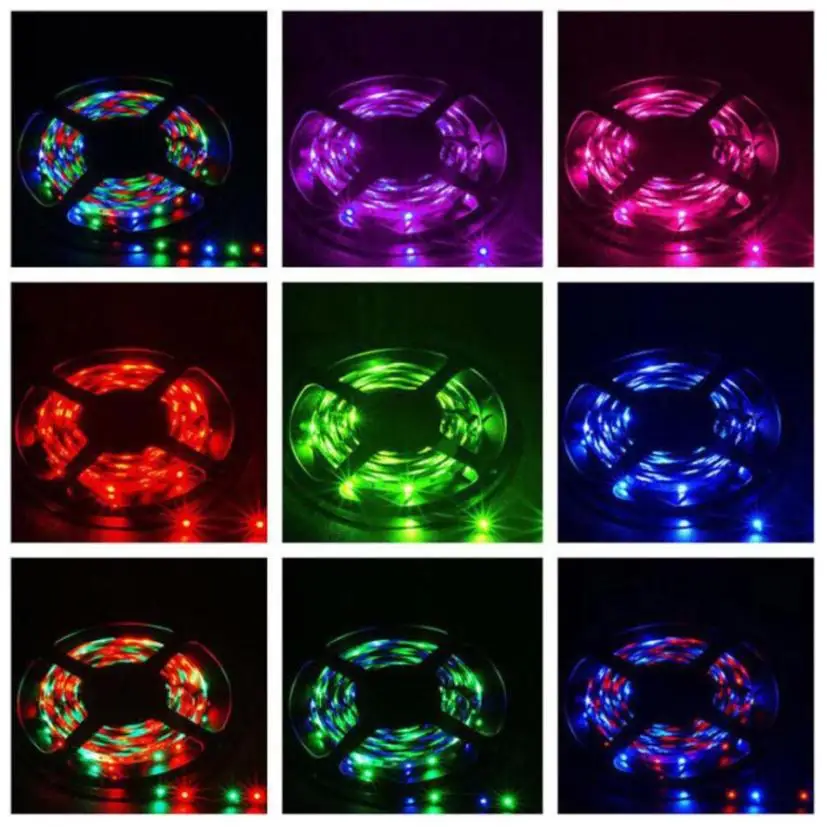 MUQGEW 10 м RGB 5050 300 Led SMD гибкая световая полоса лампа + 44 ключа ИК пульт дистанционного