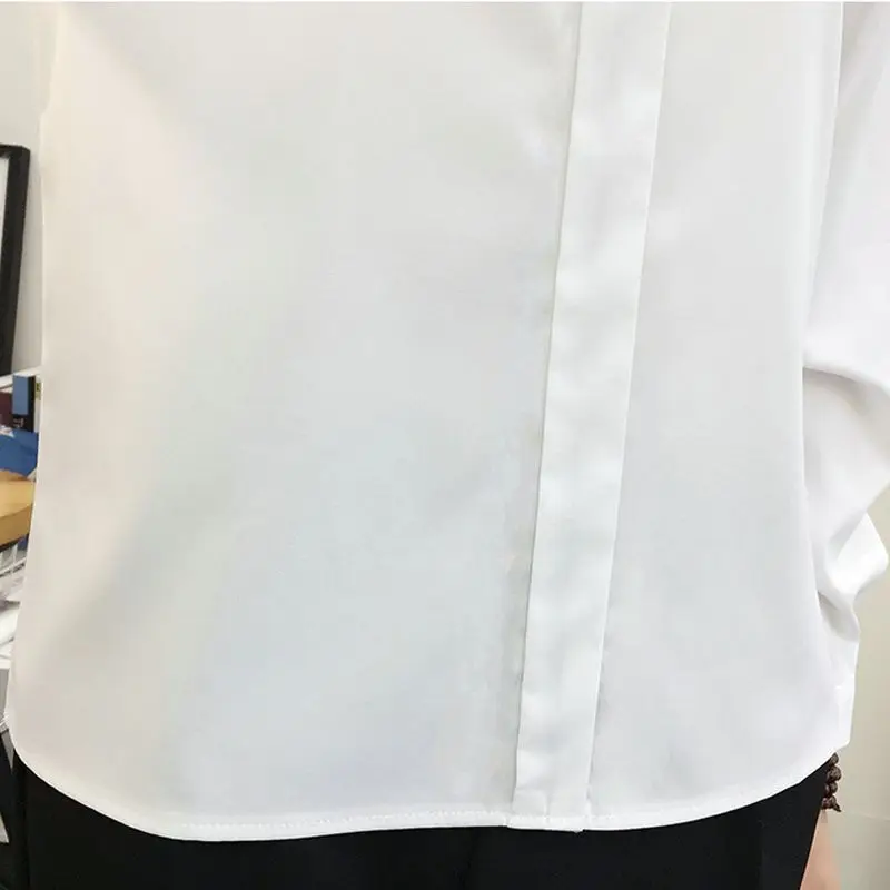 Women Summer White Blouse Sweet Chiffon Short Sleeve Female Tops Peter Pan Collar Female Blouse