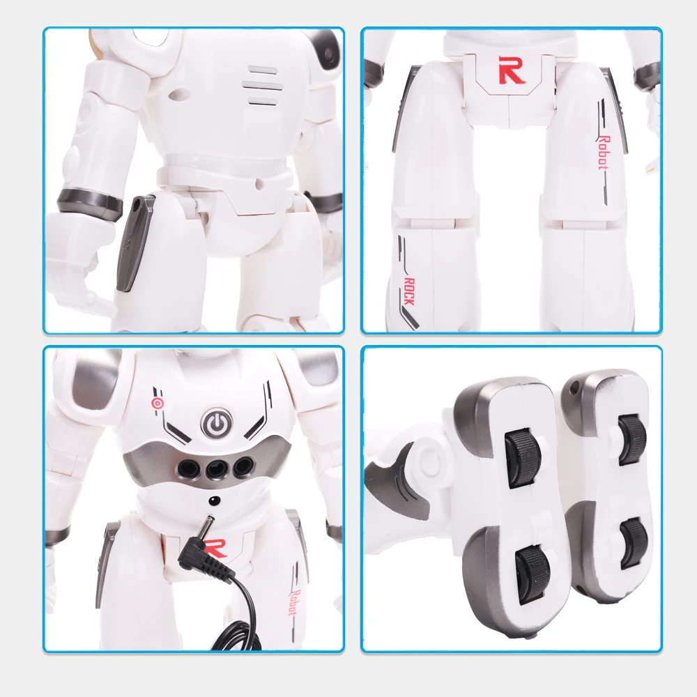 Remote Control Robot Toy Gesture Sensing Robot LED Lights Singing Dancing Walking Smart Robot for Boys and Girls
