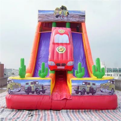 attractive cartoon inflatable slide bouncer YLW-188