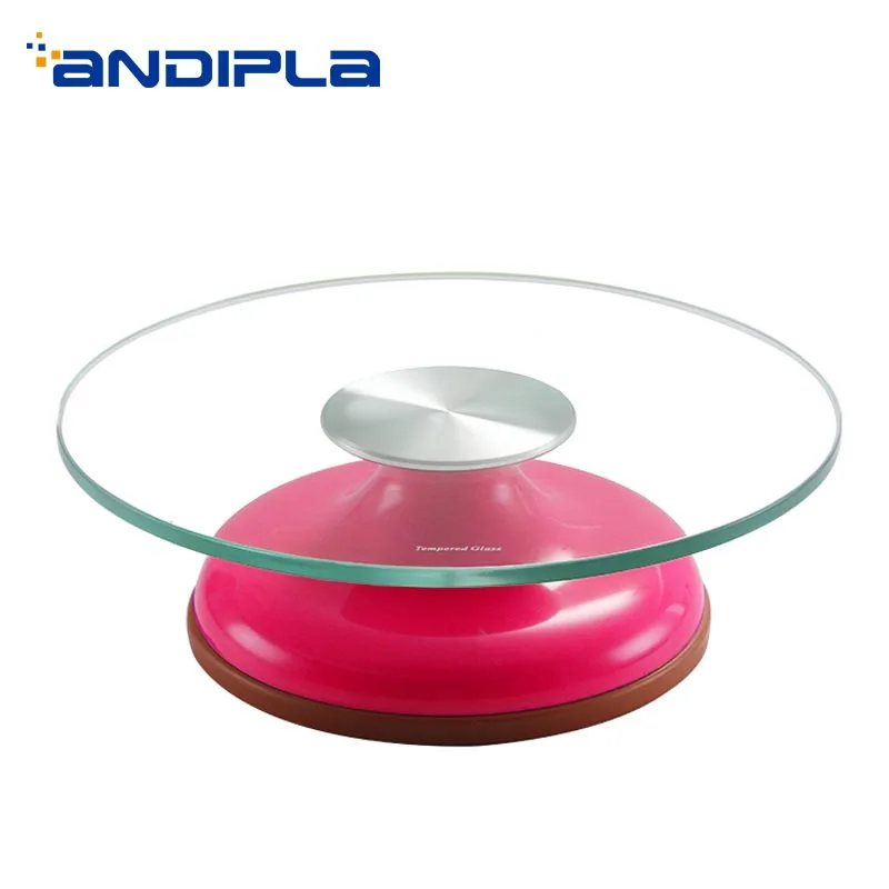  Modern Cake Turntable ABS Plastic Glass Rotating Plate for Make Cake Revolving Stand / Kitchen Acce - 33014213160