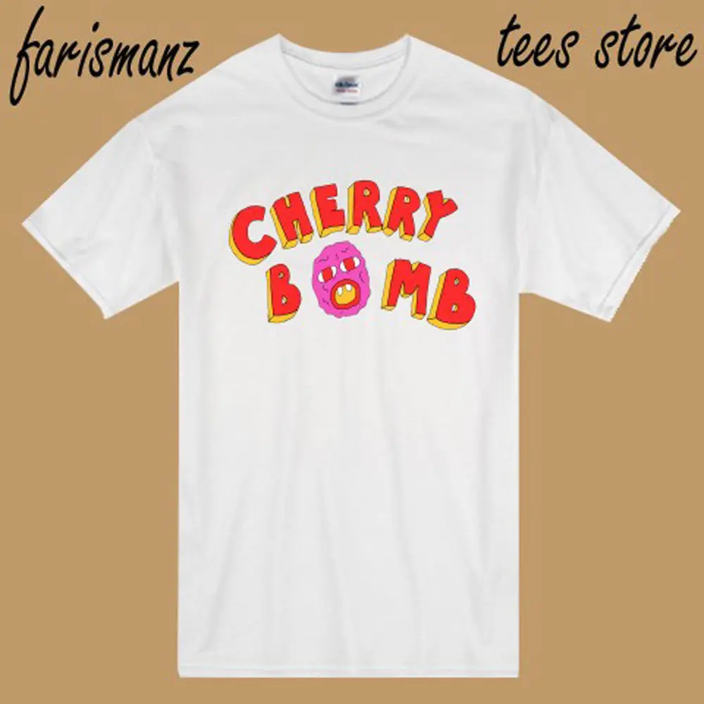 New Tyler The Creator Cherry Bomb Hip Hop Men's White T-Shirt Size S to 3XL Fashion Style Men Tee 100% Cotton Classic tee | Мужская