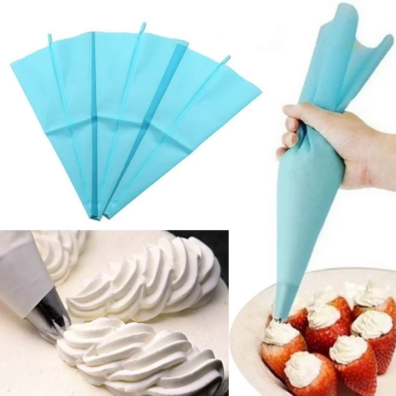 DHL-500PCS-Silicone-Icing-Piping-Bag-Cake-Cream-Squeezing-Bag-DIY-Cream-Pastry-Bag-Cupcake-Decorating (1)