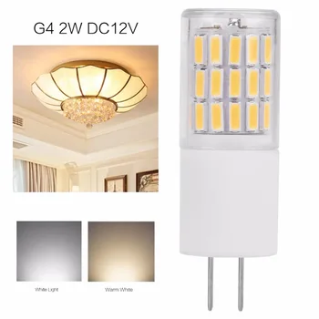 

LED Light Corn Bulb G4 2W DC 12V Ceiling Pendant Lamp Source for Lighting Decoration LED Light Corn Bulb