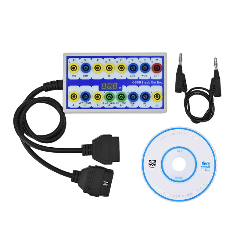 Новое поступление OBDII Protocol Detector& Break Out Box автомобильный Protocol Detector Авто Can test Box OBD2 Breakout box