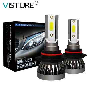

Car Lights Bulbs Mini LED H4 H7 9003 HB2 H11 LED H1 H8 H9 9005 9006 H13 9004 9007 Auto Headlights 12V Led Light Visture M1
