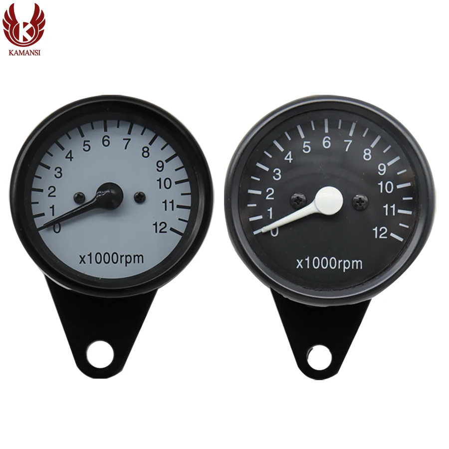 

Universal Motorcycle 12V LED Digital Backlight 12K RPM Gauges Cluster Speedometer Tachometer Meter Odometer Instrument Assembly