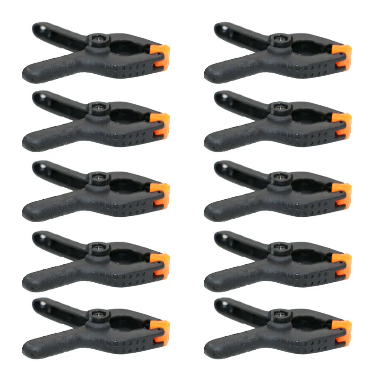 

New 10PCS 2 inch Universal Plastic Nylon Toggle Clamps For Woodworking Spring Clip Photo Studio