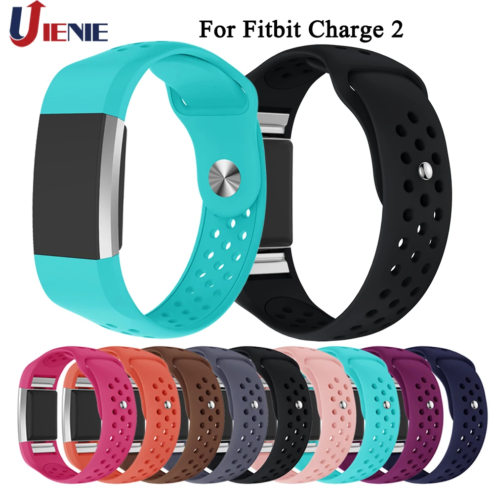Силиконовый ремешок для часов или Смарт часы Fitbit Charge 2 модный цветной спортивный