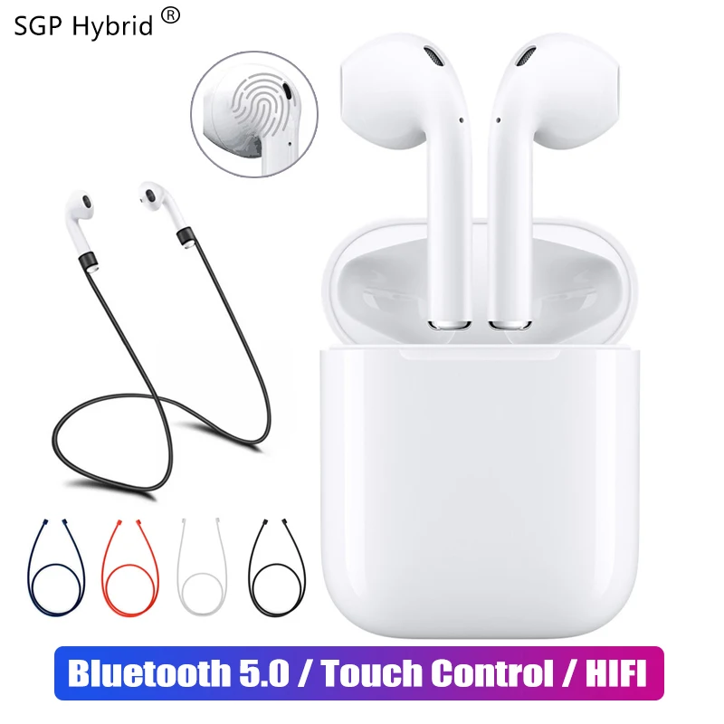 

i12 Touch Control TWS True 5.0 Bluetooth Earphone Ear 2019 Mini Wireless Earbuds Stereo Headset i12-tws upgrade i10 Air Pods kit