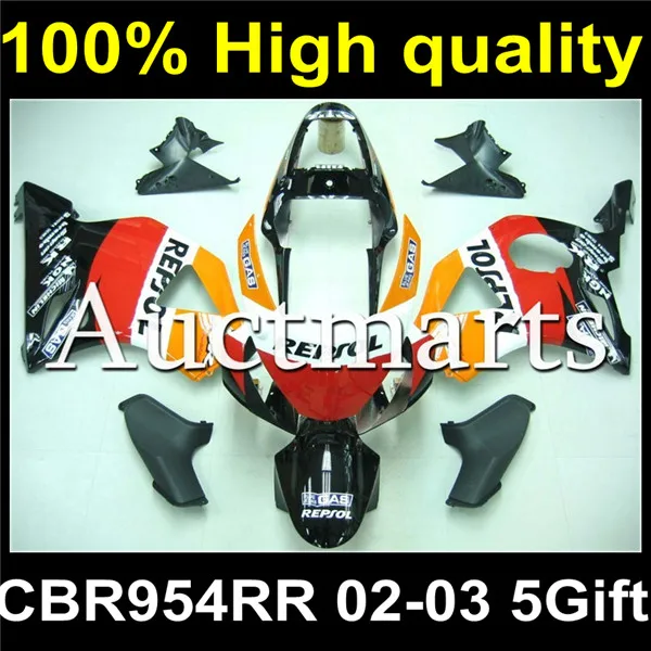 

Plastic Body Fairing Kit Set For HONDA CBR954RR CBR900RR CBR900 CBR 900 900RR 954 2002 2003 02 03 H2-33