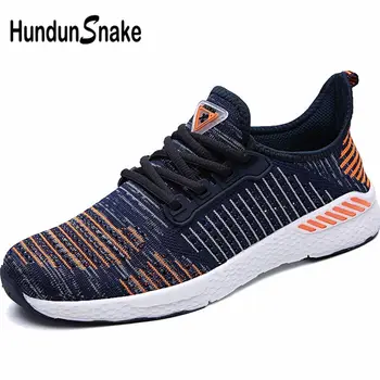 

Hundunsnake Mesh Men's Running Shoes Sports Men's Sport Shoes Men Sneakers Mens Krasovki Summer Training Blue Trainer Walk B-031