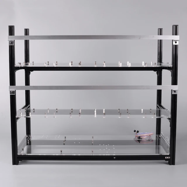 Best Offers Stackable Computer Fame 12 Graphics Card GPU USB PCI-E Cable Computer Case BTC LTC Coin Mining Case Frame Server Chassis Best Offers Stackable Computer Fame 12 Graphics Card GPU USB PCI-E Cable Computer Case BTC LTC Coin Mining Case Frame Server Chassis