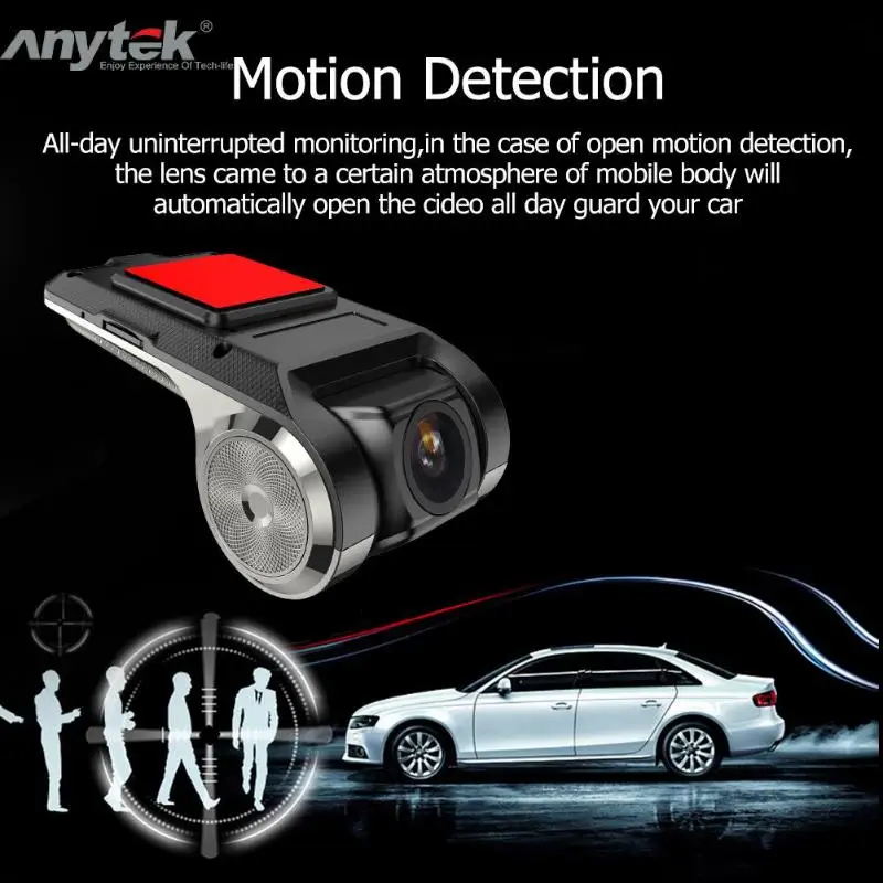 Anytek X28 Mini Car DVR Camera Full HD 1080P Video Recorder Dashcam Camcorder WiFi ADAS 150 Degree Wide Angle G-sensor Dash Cam