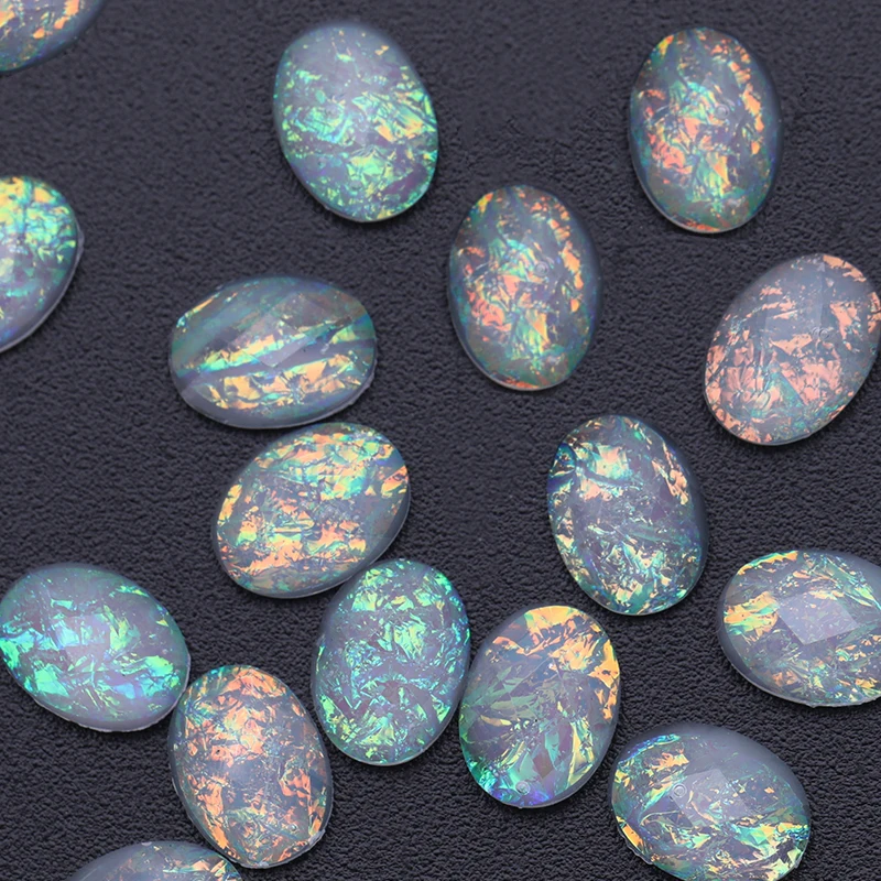 

20Pcs 3D Nail Rhinestones Flat Bottom Colorful Crystal Stones Shining Nail Art Decorations DIY Accessories for Nails