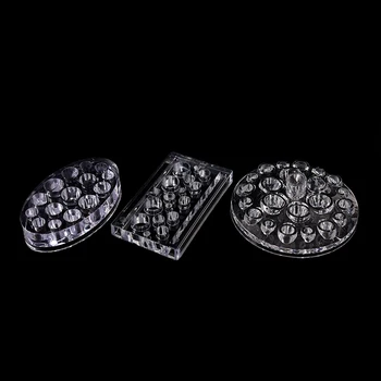 

Acrylic Plastic Transparent Tattoo Ink Cup Holder Stand Tattoo Machine Pen Holder For Permanent Makeup Eyebrow Lips Caps