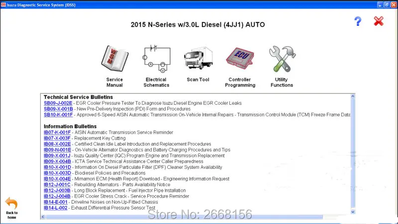 Для Isuzu IDSS II 2018 01-Isuzu система диагностики + Лицензия для многих ПК |