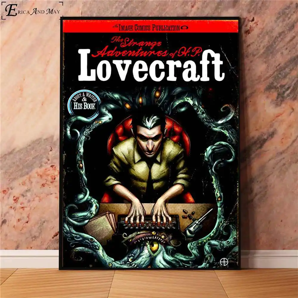 Lovecraft Horrorible плакаты-портреты и принты настенные художественные декоративные картины холст живопись для гостиной домашний Декор без рамы - Цвет: 1