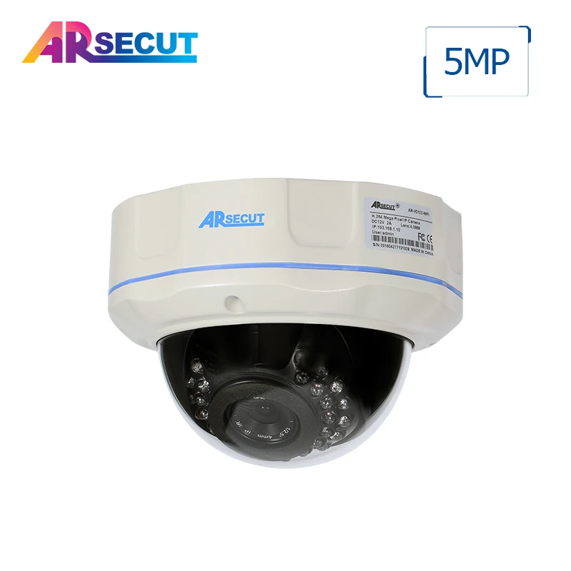 

ARSECUT POE ONVIF IP Camera 1920P H.265 P2P Email Alarm Motion Dection Security Camera Waterproof Night Vision CCTV Camera