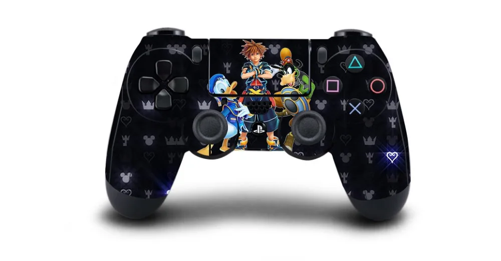 Kingdom Hearts PS4 контроллер наклейка защитная крышка виниловая наклейка для Playstation 4 DuslShock 4 PS4/Pro/Slim Gamepad Skins