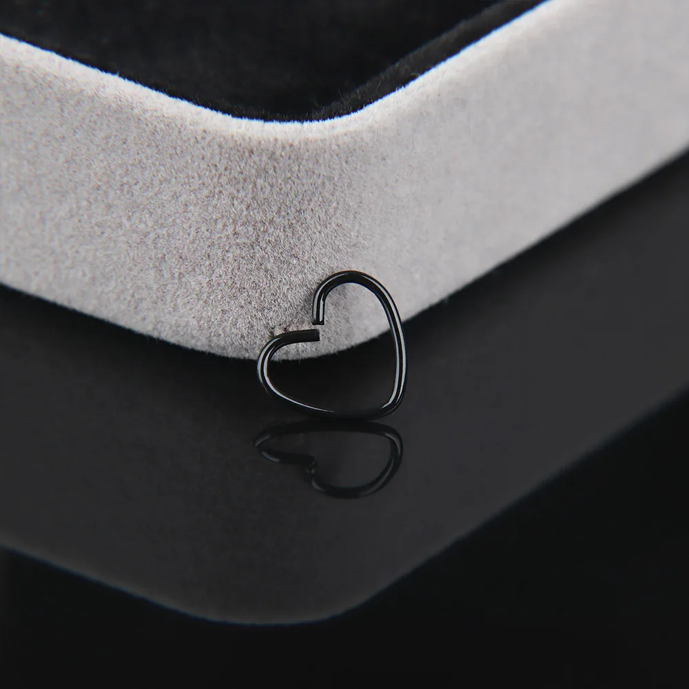 Body Jewelry Surgical Steel Daith Heart Cartilage Tragus Piercings Hoop Lip Nose Rings Orbital Ear Stud Helix Jewelry 10*0.8 mm piercing jewelry,nose rings,body piercing jewelry,body jewelry,nose studs